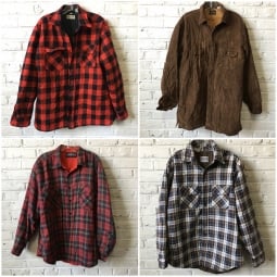 Quilted/Lined Flannel Shirts by the bundle